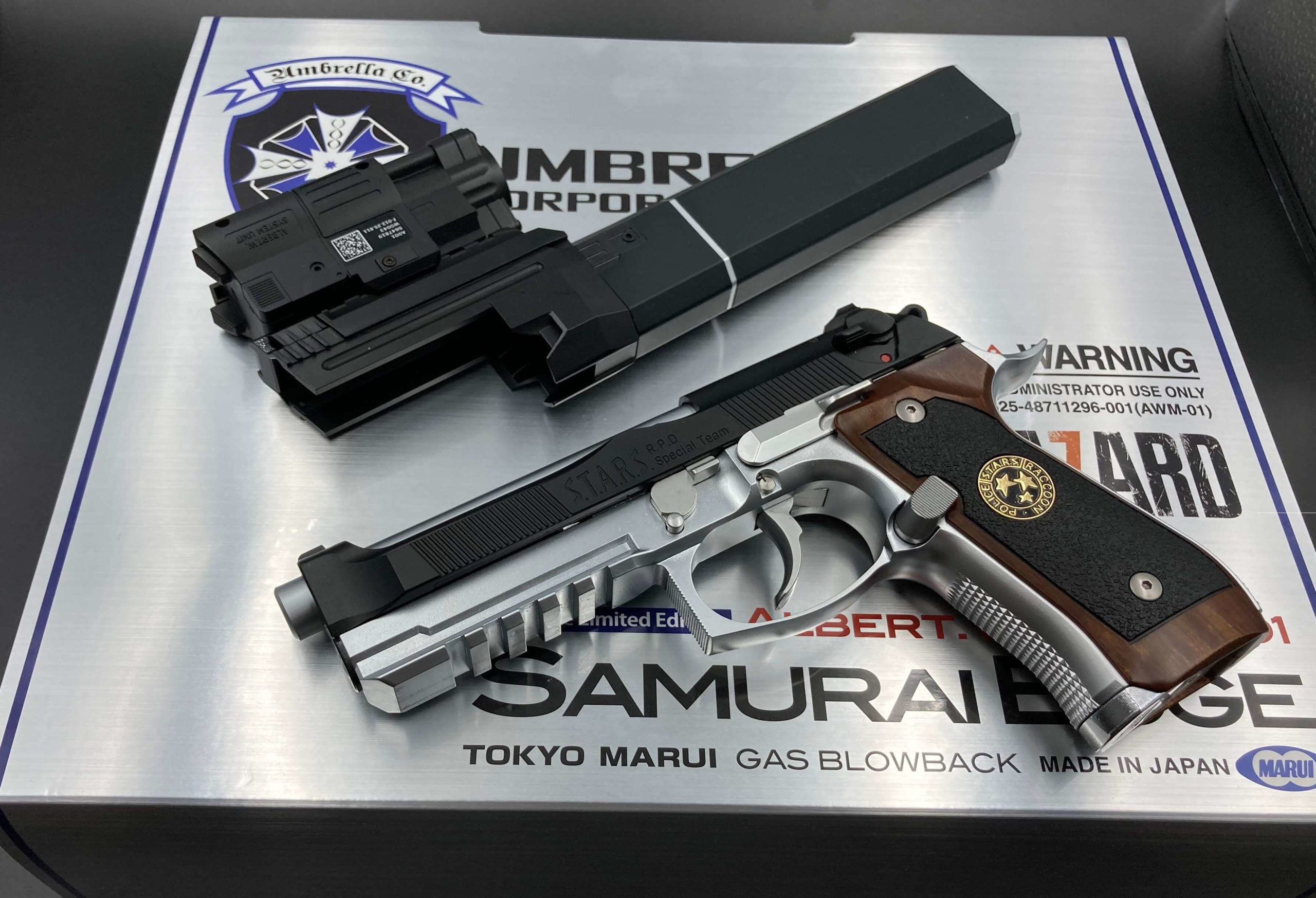 サムライエッジ ウェスカーモデル01をレビュー！バイオハザード7で活躍