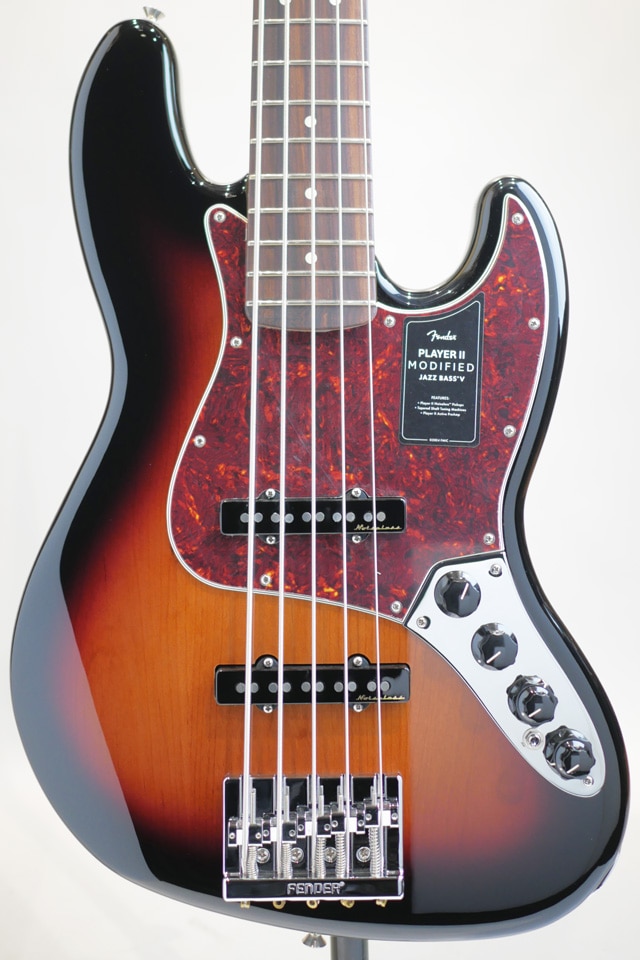 Player II Modified Active Jazz Bass V RW / 3-Color Sunburst(BASS