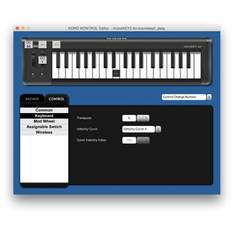 KORG microKEY-61 AIR MIDI キーボード 61鍵盤 Bluetooth ワイヤレス