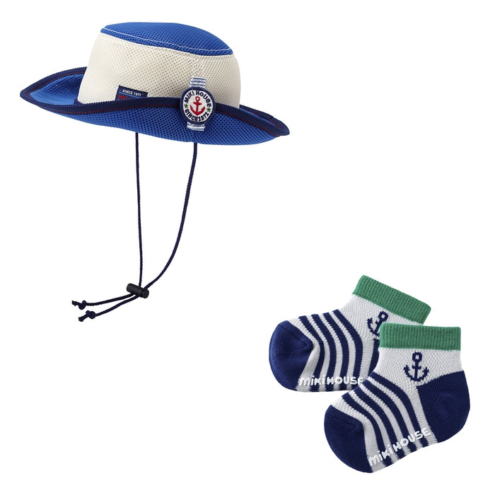 WEB限定】UV対策 テンガロンハット・ソックスセット – ミキハウス