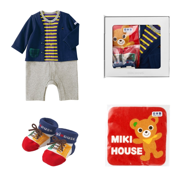 WEB限定】ギフト カバーオールセット【BOX付き】 – ミキハウス