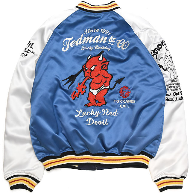 Tedman ベルベットスカジャン 1991年製レッドホットデビル