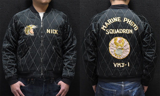 テーラー東洋【港商】別珍スペシャルスカジャン『MARINE×MARINE PHOTO