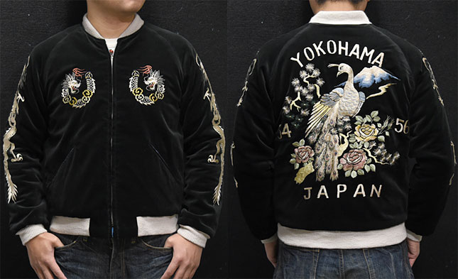 東洋スカジャン・港商SPECIAL EDITION「PHOENIX×TANGLED DRAGONS」別珍