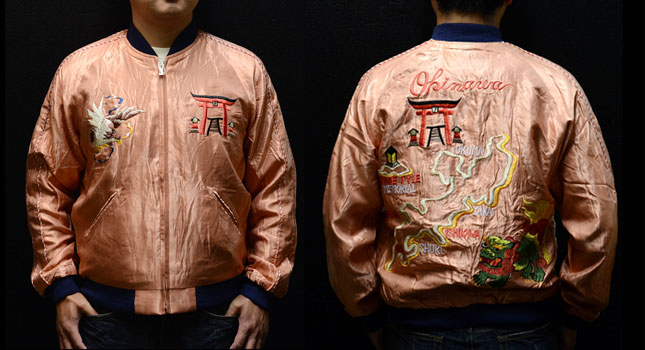 テーラー東洋スカジャン【沖縄 MAP×DUELLING DRAGONS】リバーシブル