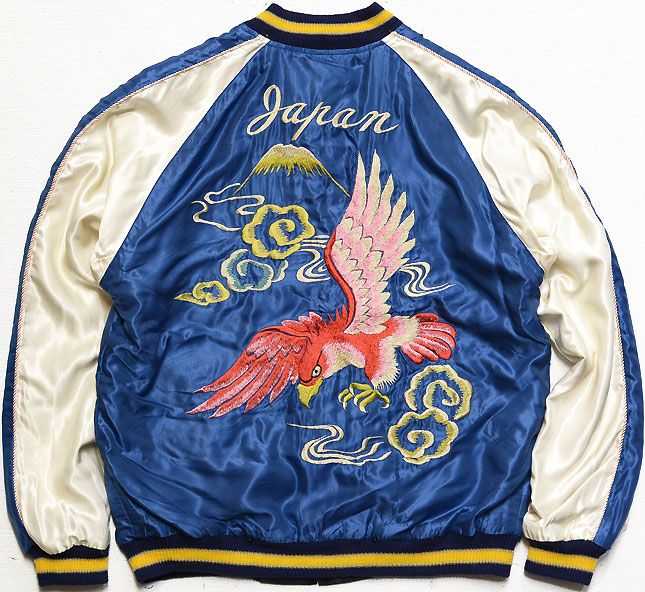 テーラー東洋スカジャン【RED EAGLE×LANDSCAPE】リバーシブルサテン