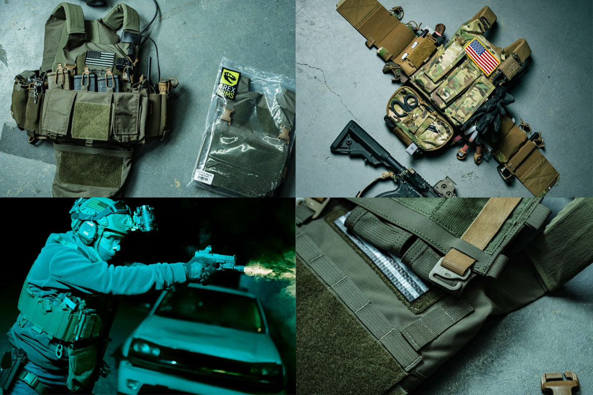 T.REX ARMS AC1.5 プレートキャリア レンジャーグリーン サイズ:Medium