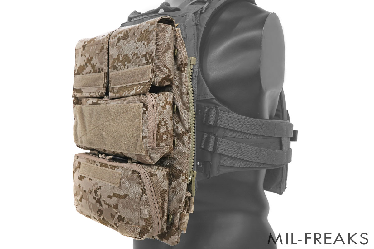 TMC Crye Precisionタイプ Pouch ZIP-ON パネル 2.0 プレートキャリア