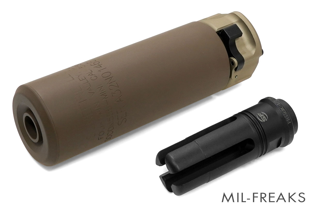Airsoft Artisan SureFireタイプ SOCOM-RC サプレッサー + SF4Pタイプ
