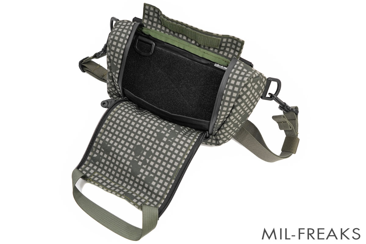 x115xTAYLOR HANGER POUCH TWIN ZIP ショルダー/ハンガーポーチ