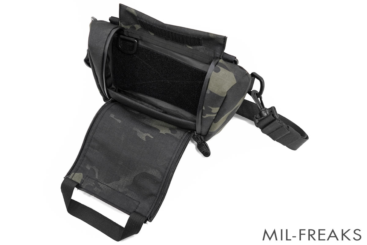 x115xTAYLOR HANGER POUCH TWIN ZIP ショルダー/ハンガーポーチ