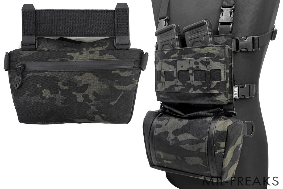 x115xTAYLOR HANGER POUCH TWIN ZIP ショルダー/ハンガーポーチ