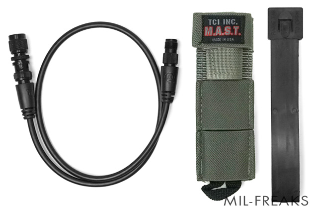 TCI M.A.S.T. MBITR アンテナガイド フォリッジグリーン ケーブル:付属