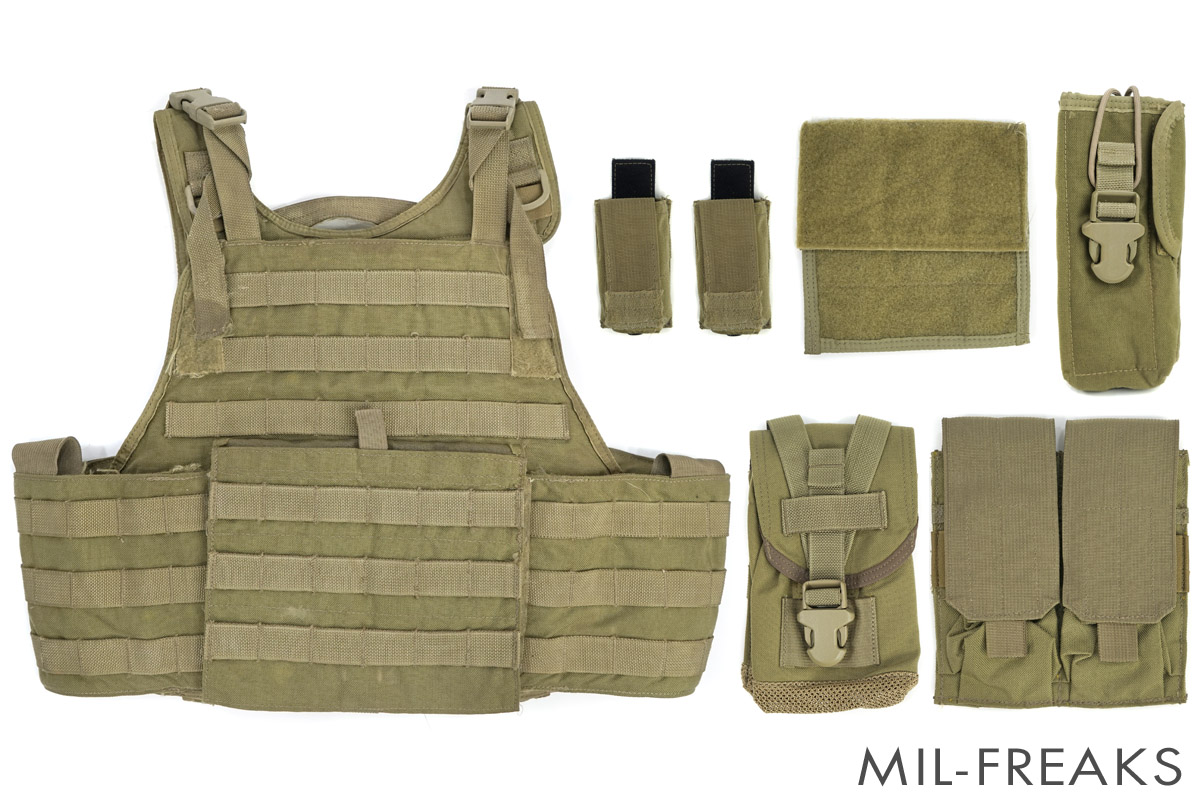 一点物] Eagle Industries MBAV プレートキャリア S/M + ポーチ6個