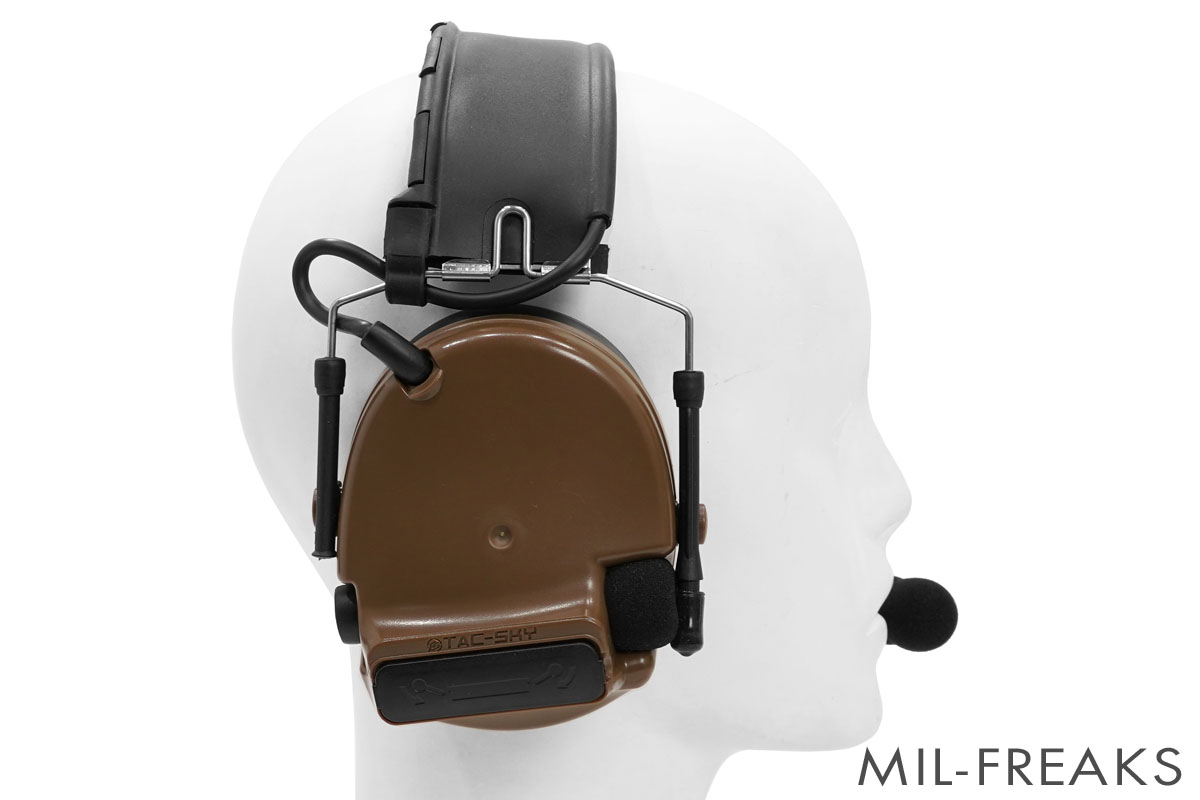 TAC-SKY Comtac III タイプ ヘッドセット ミリタリースタンダード