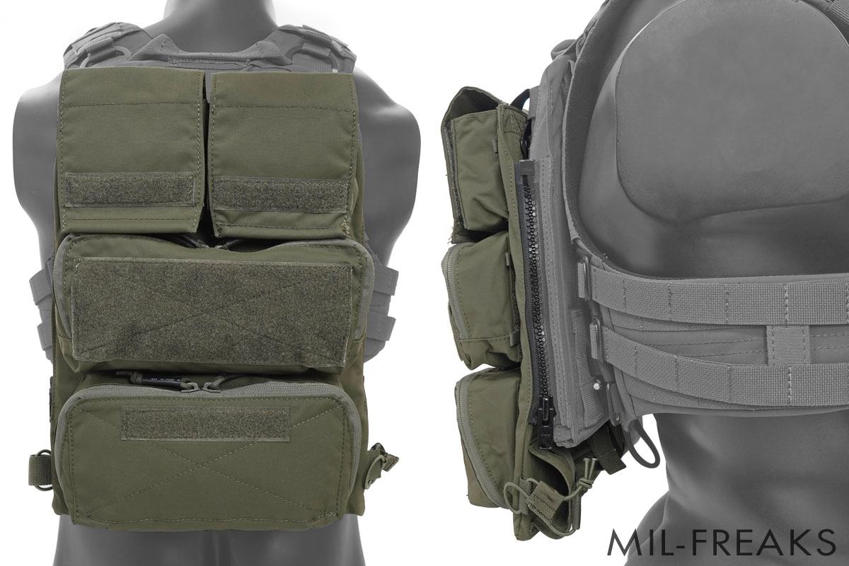 TMC Crye Precisionタイプ Pouch ZIP-ON パネル 2.0 プレートキャリア