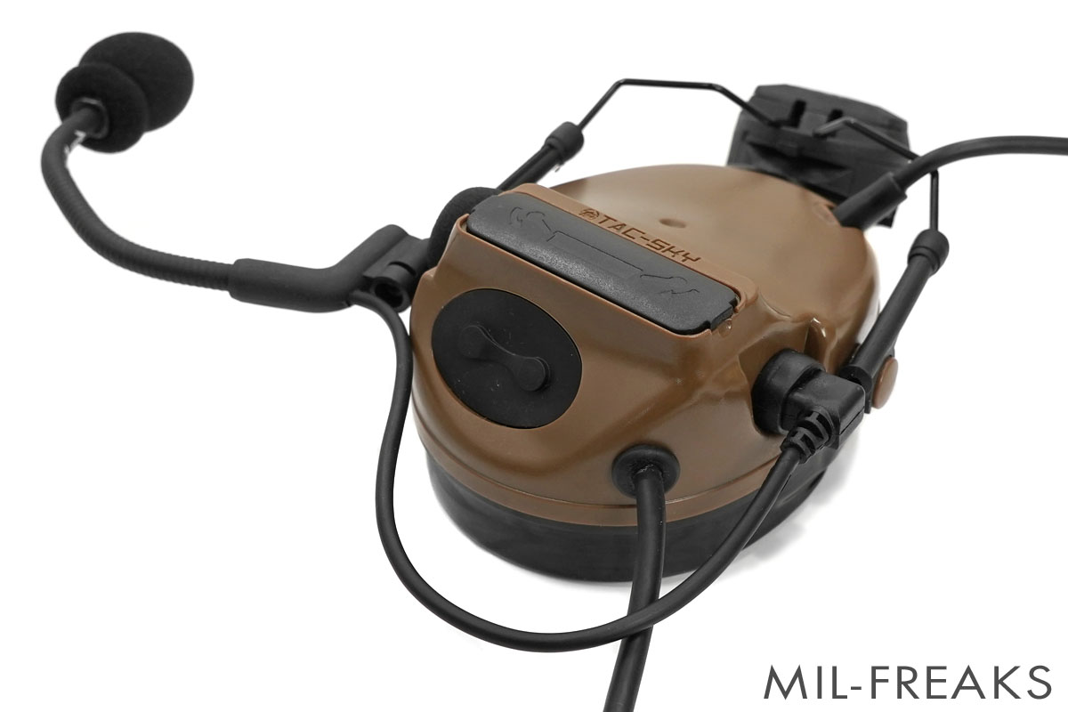 TAC-SKY Comtac III タイプ DUAL PTTヘッドセット ARCレールアダプター