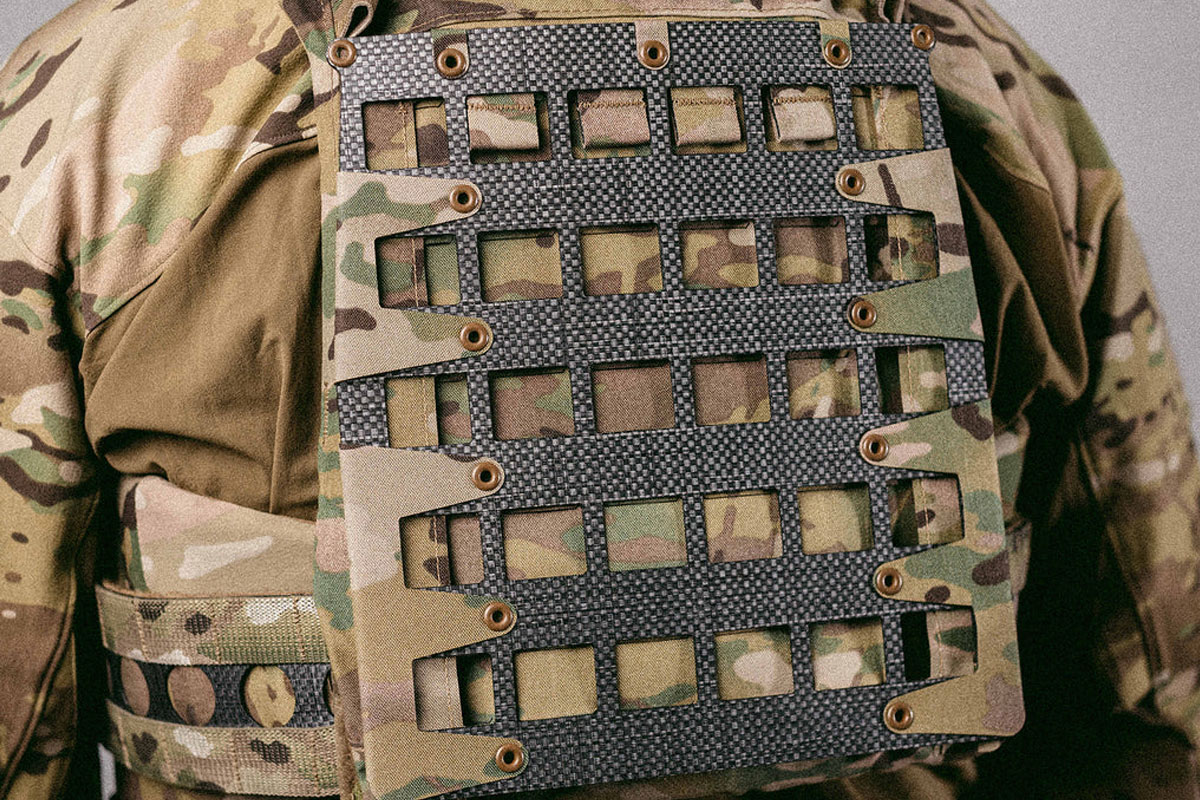 FERRO CONCEPTS Back Panel MOLLE バックパネル レンジャーグリーン