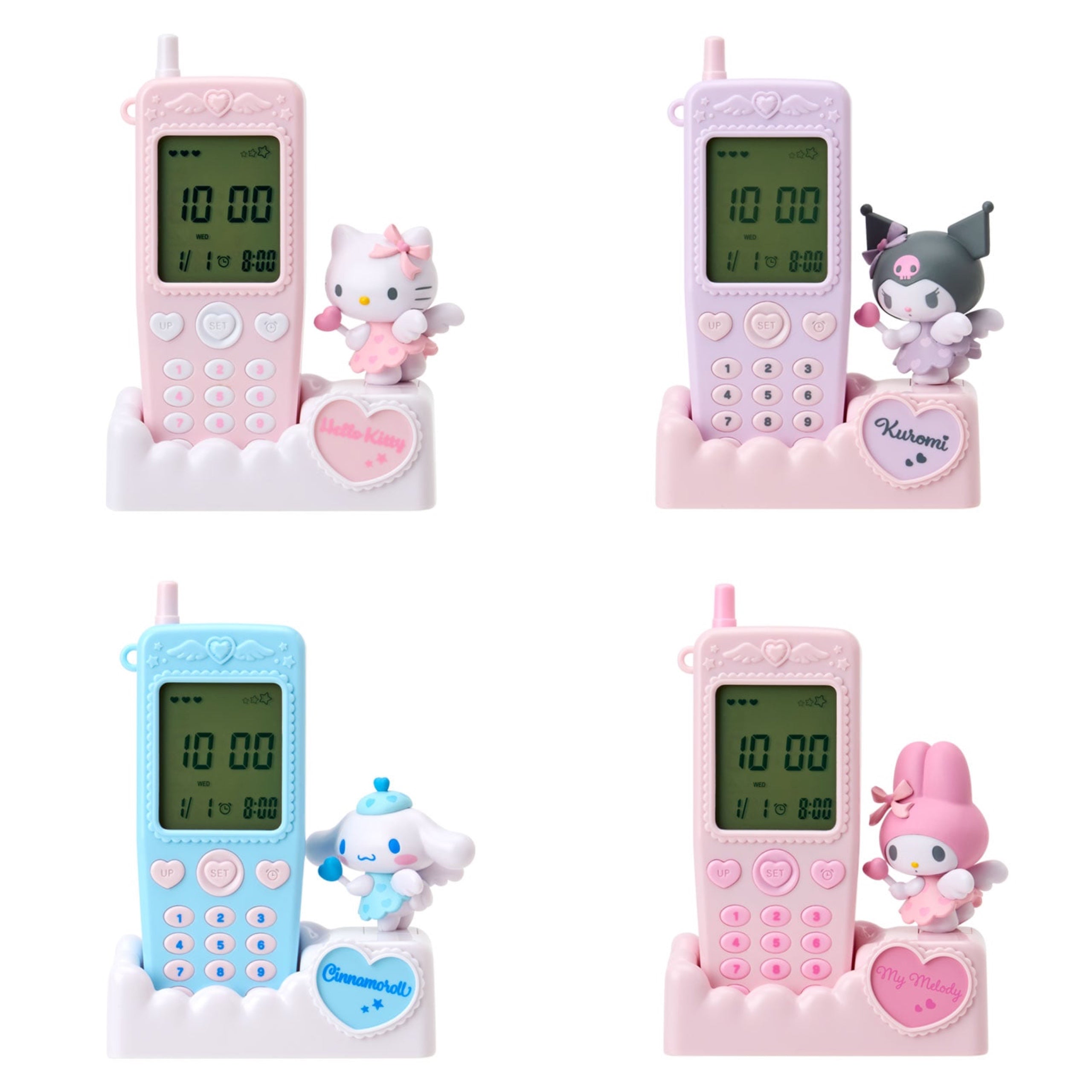 Sanrio Garake Phone shaped table clock – MILKCREAMCLUB