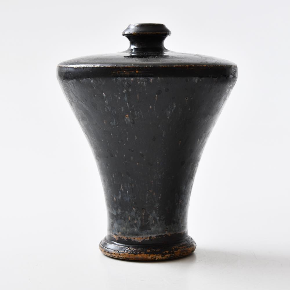 中国 磁州窯 黒釉 花瓶 ｜ みんげい おくむら （日本と世界の民芸）