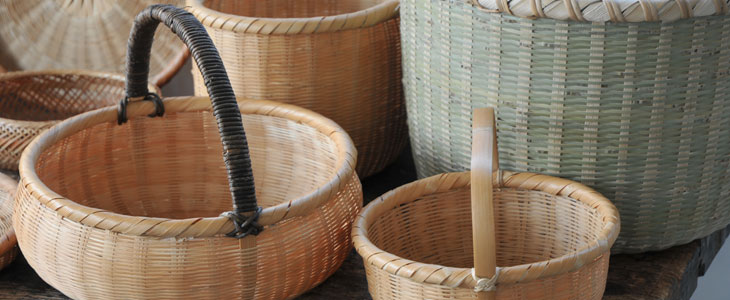 日本と世界の竹かご ｜ みんげい おくむら