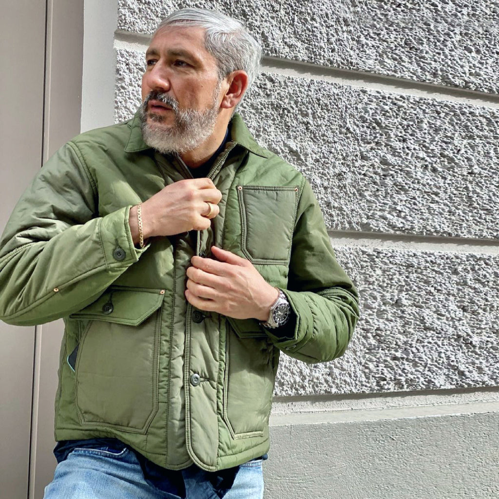 BZEN M.3336-BELLEVILLE REGULAR FIT UPCYCLED CANADIAN ARMY LINERS