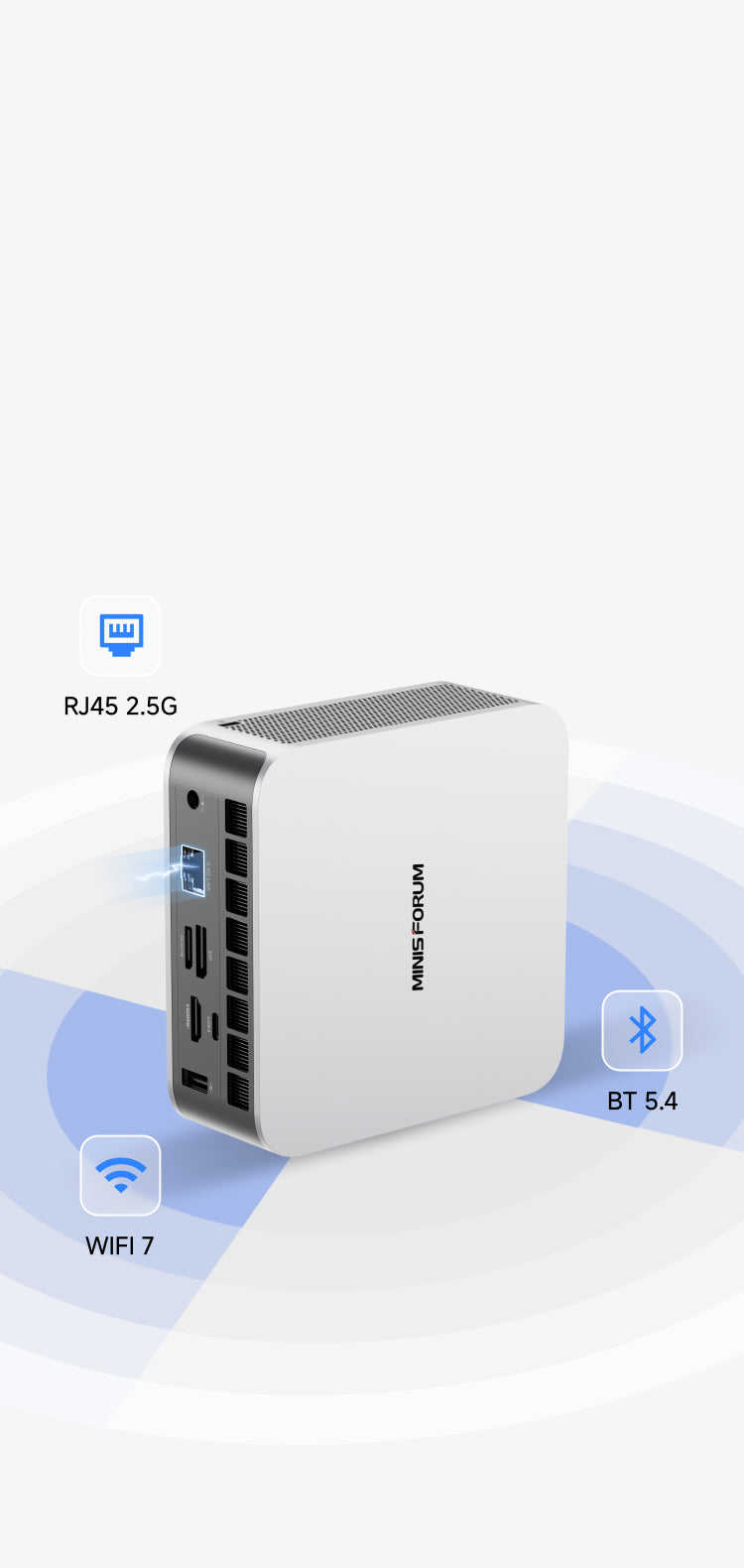 Minisforum AI X1 ミニPC｜AMD Ryzen™ 7 255・Ryzen™ AI 9 HX470