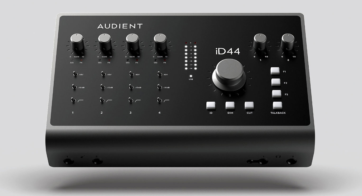 Audientが20in/24outのUSBオーディオ・インターフェイスiD44mk2を発売