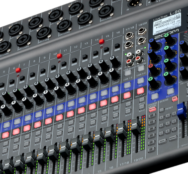 ZOOM(ズーム) Live Track L-20 | Rock oN Line eStore