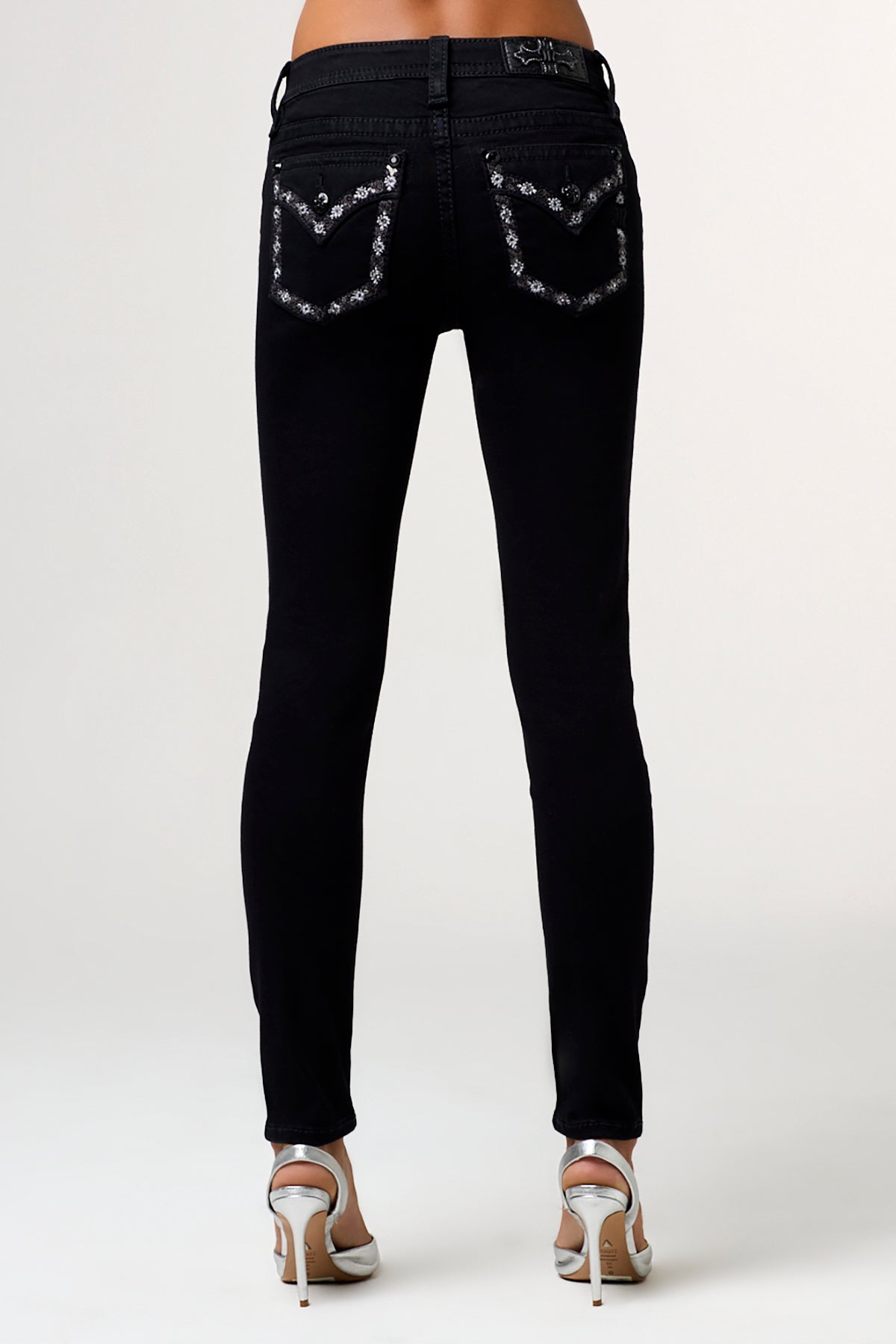 Mitzi Skinny Jeans | Only $83.20 | Black | Miss Me