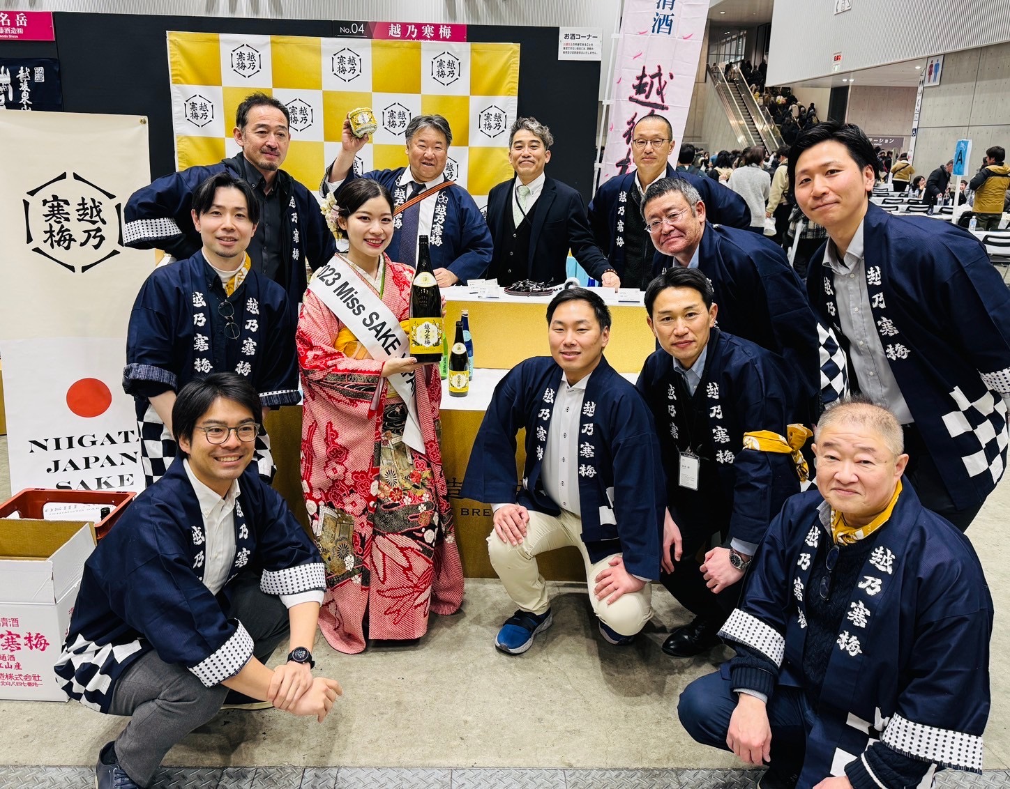 にいがた酒の陣にて英語ガイドとおもてなしを2023 Miss SAKE 山田琴子