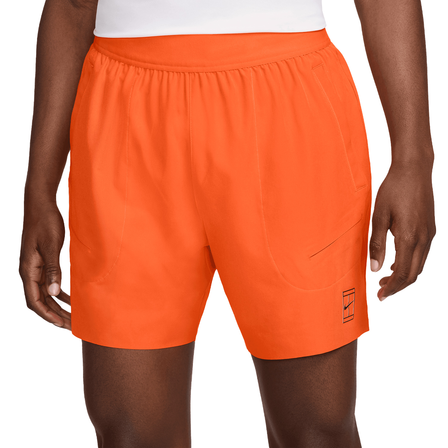 Nike Court Advantage 6in Mens Tennis Shorts - Safety Orange