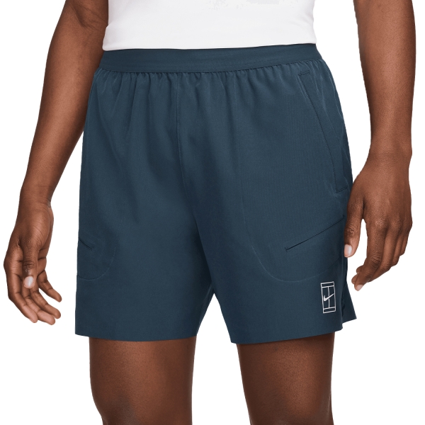 Nike Court Advantage 6in Mens Tennis Shorts - Black/White