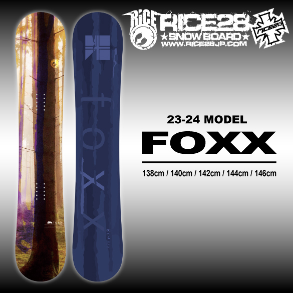23-24 RICE28(ﾗｲｽﾄｩｴﾝﾃｨｰｴｲﾄ) / FOXX [138cm 140cm 142cm 144cm 146cm