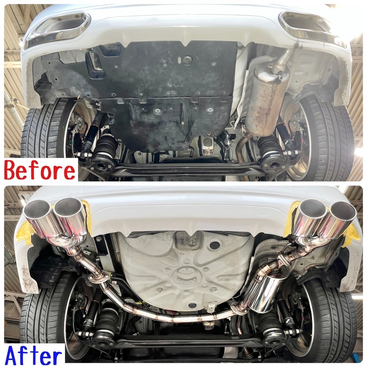 プリウス30系にワンオフマフラー製作しました！(^^♪ | スタッフ日記