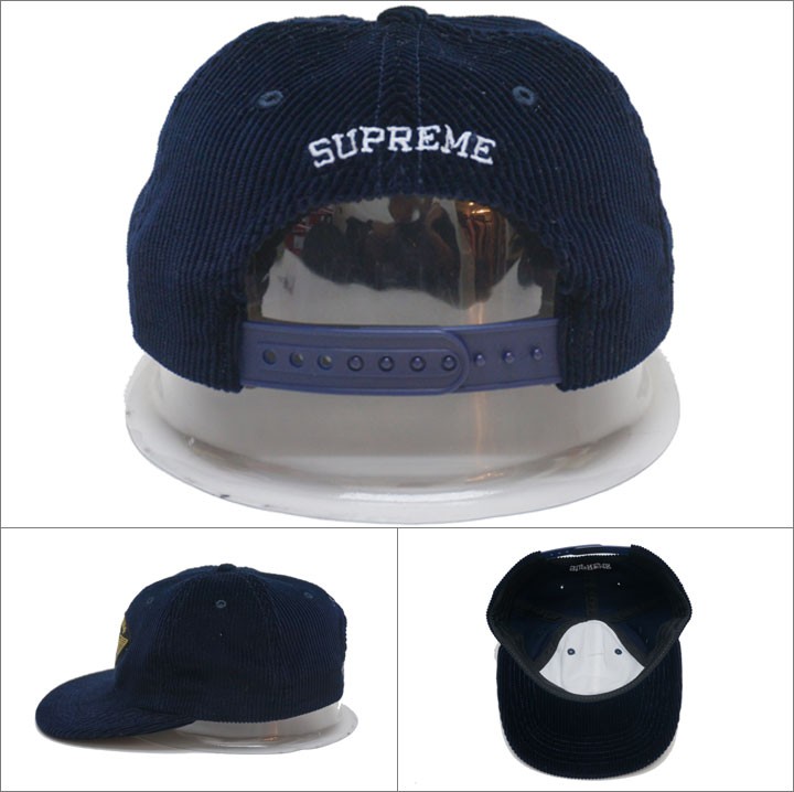 SUPREME / GLOBAL CORDUROY CAP