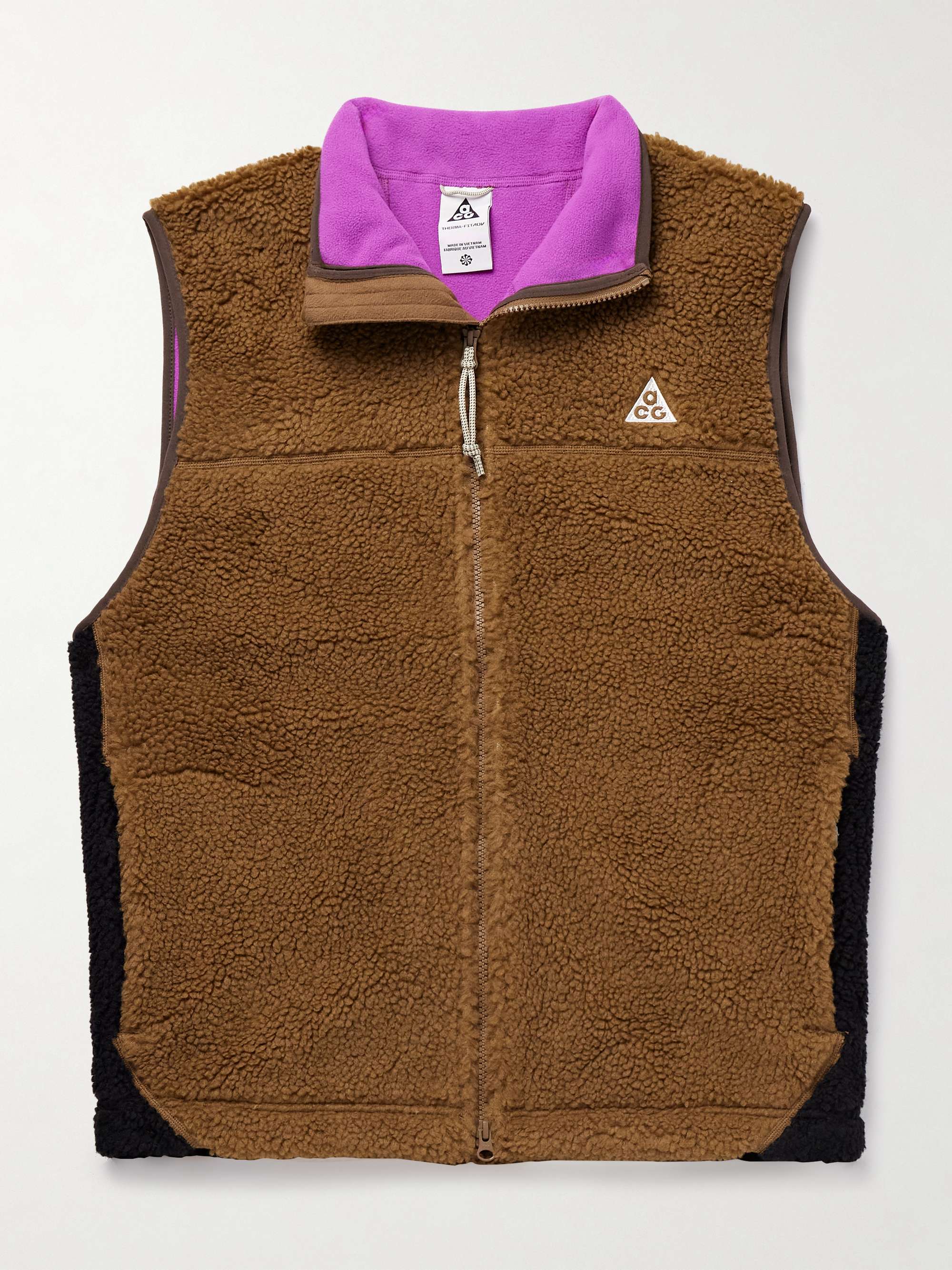 NIKE ACG Logo-Embroidered Canwell Glacier Therma-FIT ADV Fleece