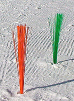 軽くてしなやかな、ブラシポール・ブラシマーカーです。