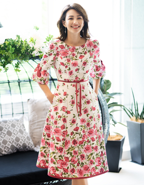 レッドxグリーンチェックワンピース | msgracy