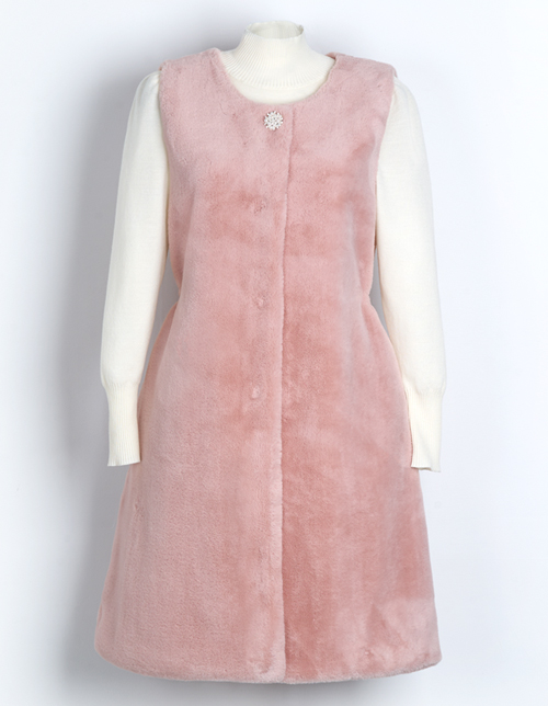 フェイクファーロングジレ | msgracy