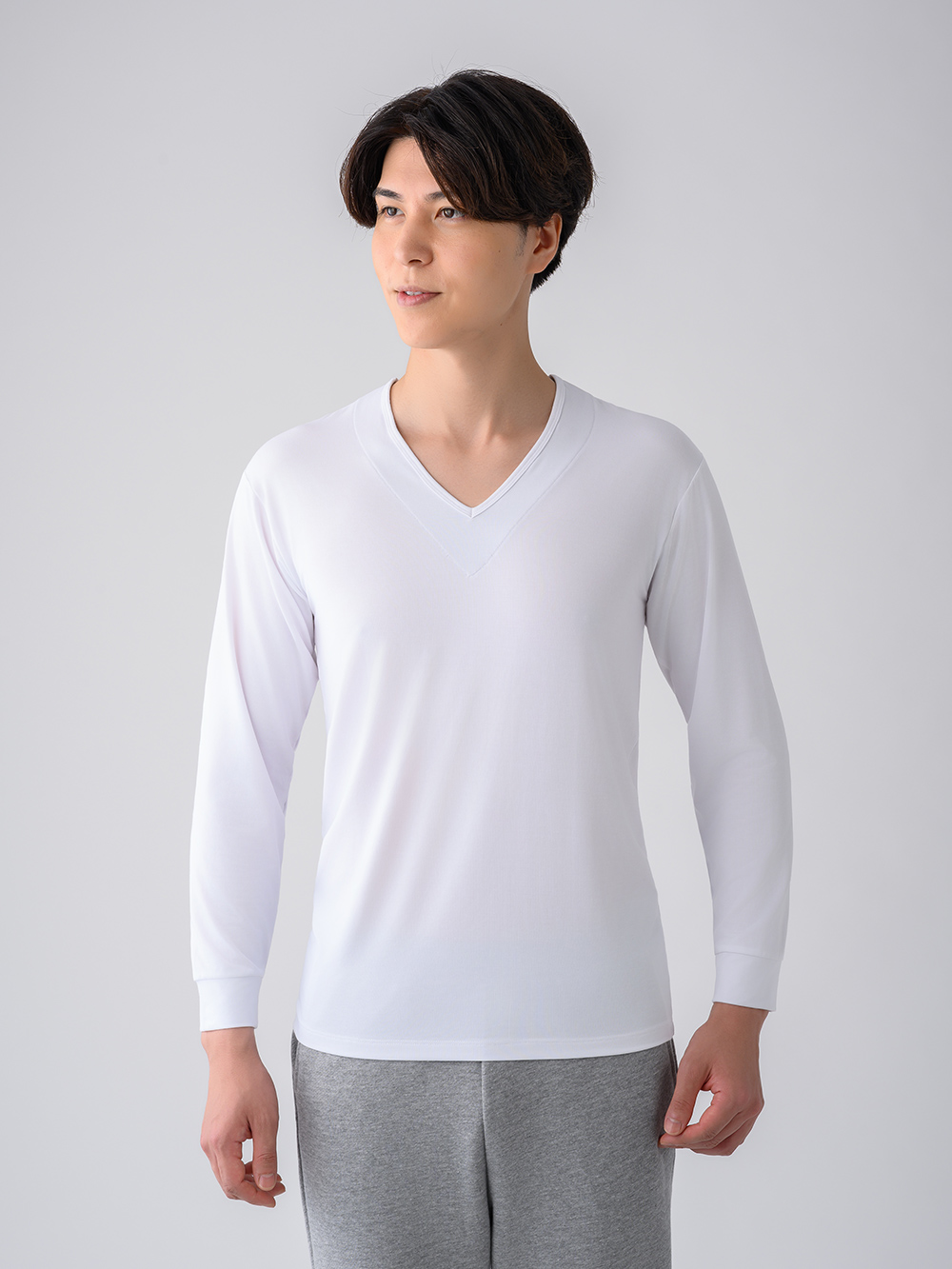 ReD（レッド）リカバリーウェア Vネックインナー長袖 肩コリ改善