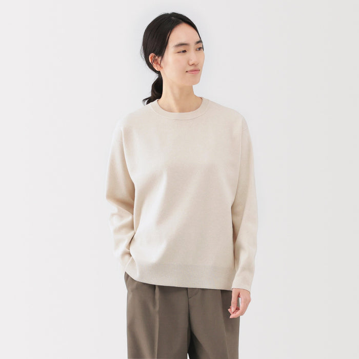Milano Rib Crewneck Sweater | Women's Fall Knitwear | MUJI USA