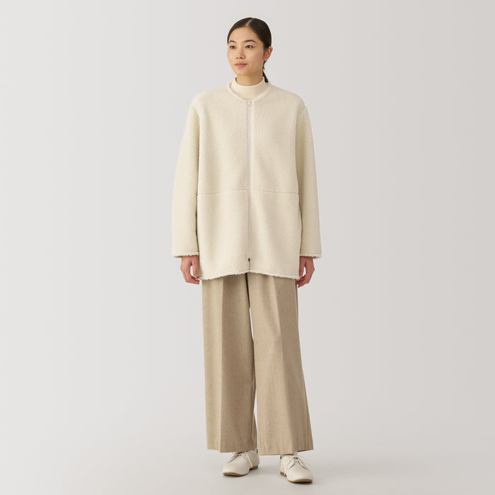 Boa Fleece Coat | Women's Fall Outerwear | MUJI USA