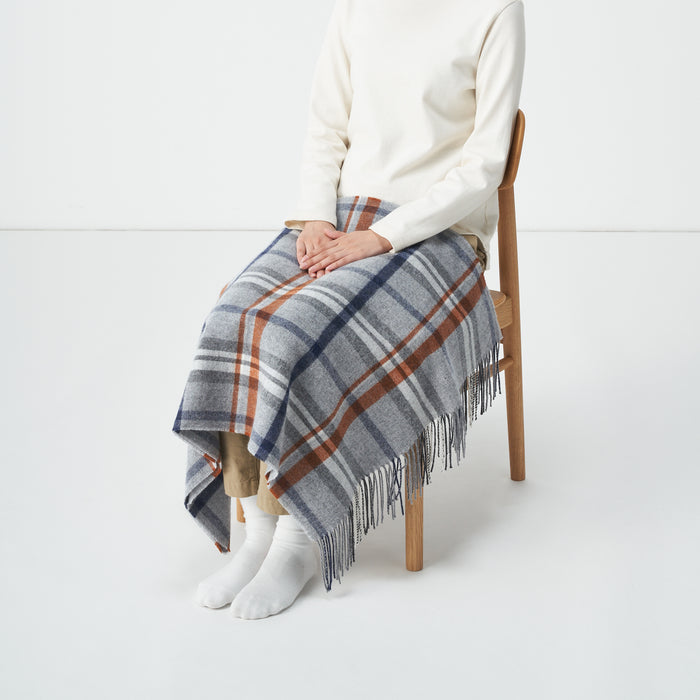 Wool 2-way Large Stole | Winter Accessories | MUJI USA