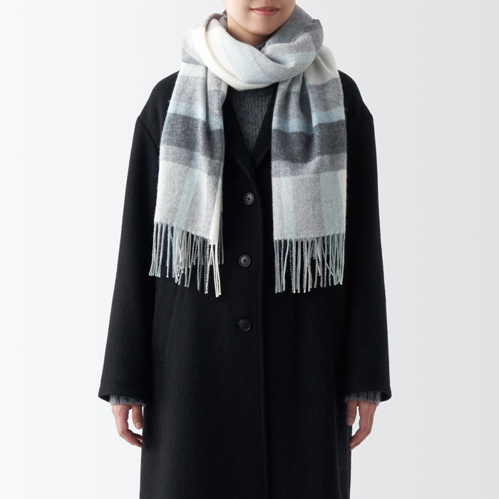 Wool 2-way Large Stole | Winter Accessories | MUJI USA