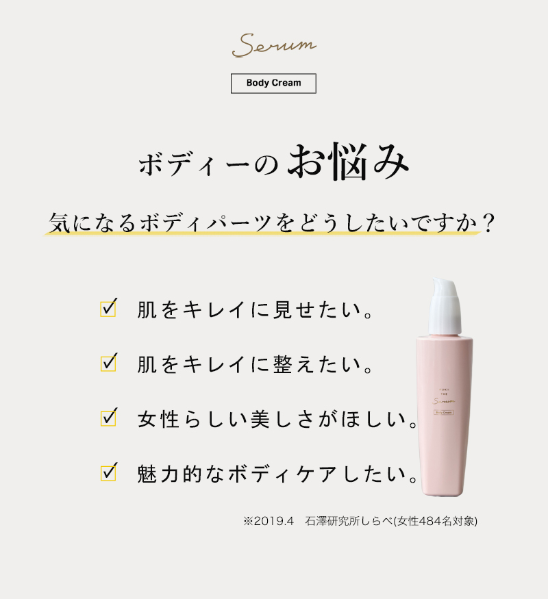 通常販売 ボディークリーム》MUKII THE serum Body Cream《serum