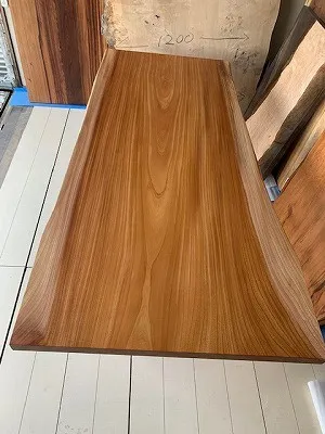 ケヤキダイニングテーブル（一枚板脚）(mkc607-g122)｜無垢の家具｜粗