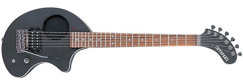 美品】ZO-3 ブラック アンプ内蔵ミニギター 専用ケース付 ぞーさん