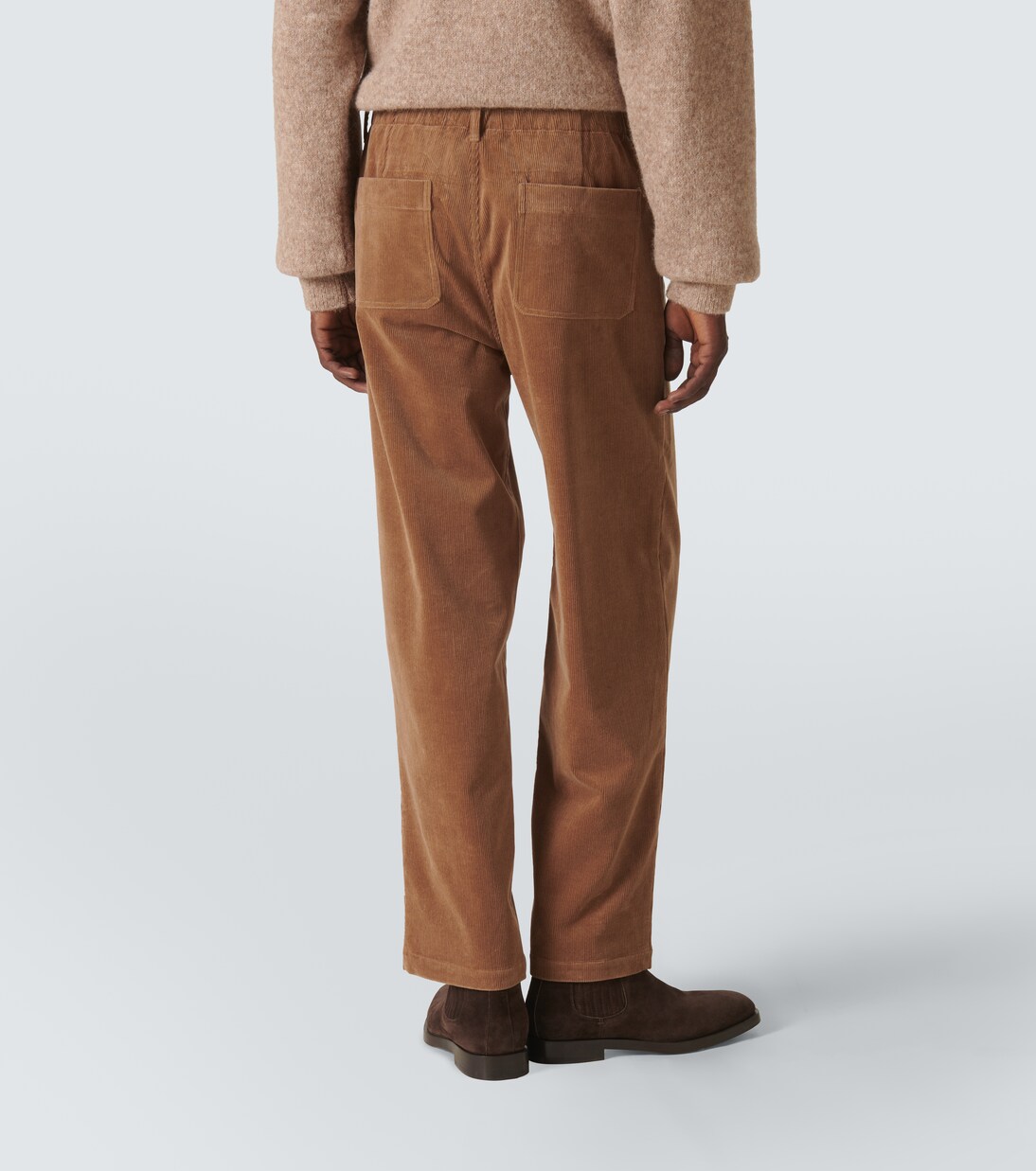 Corduroy straight pants in brown - Frame | Mytheresa