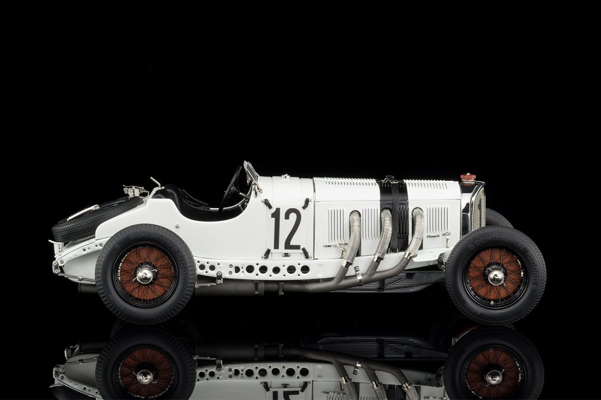 CMC Mercedes-Benz SSKL, 1931, German GP, Otto Merz #12, 1/18